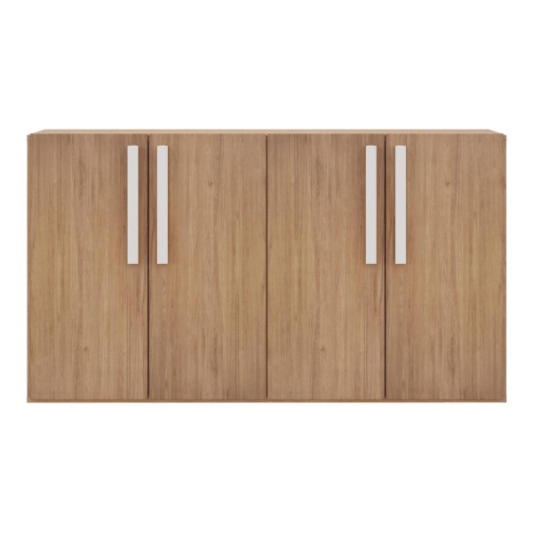 Encontraproduto.com.br - Aparador Buffet 4 portas Viena Multimóveis Rustic/Branco