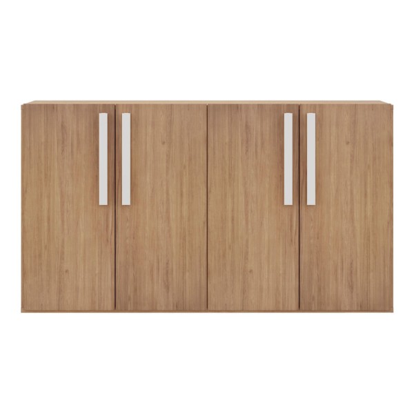 Encontraproduto.com.br - Aparador Buffet 4 portas Viena Multimóveis Rustic/Branco