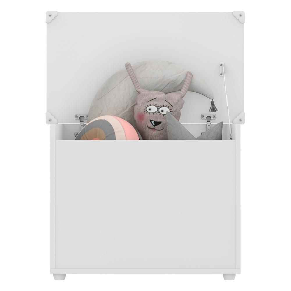 Encontraproduto.com.br - Baú Organizador Caixa de Brinquedos Multimóveis Branco