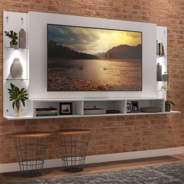 Encontraproduto.com.br - Painel Com Suporte Tv 65´´ e 2 Leds Vegas Premium