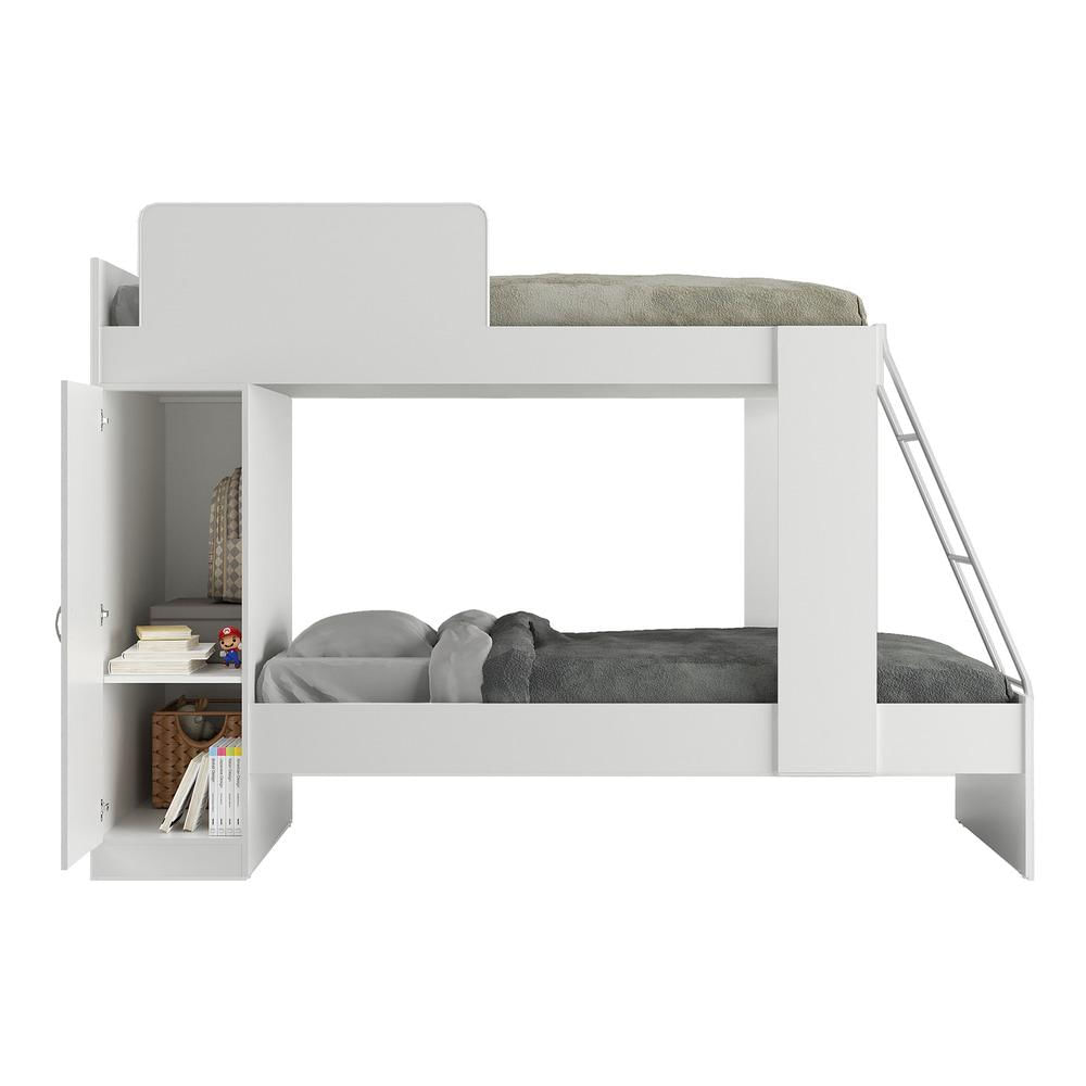 Encontraproduto.com.br - Beliche com Colchão Incluso 1 Porta Havana Multimóveis Branco