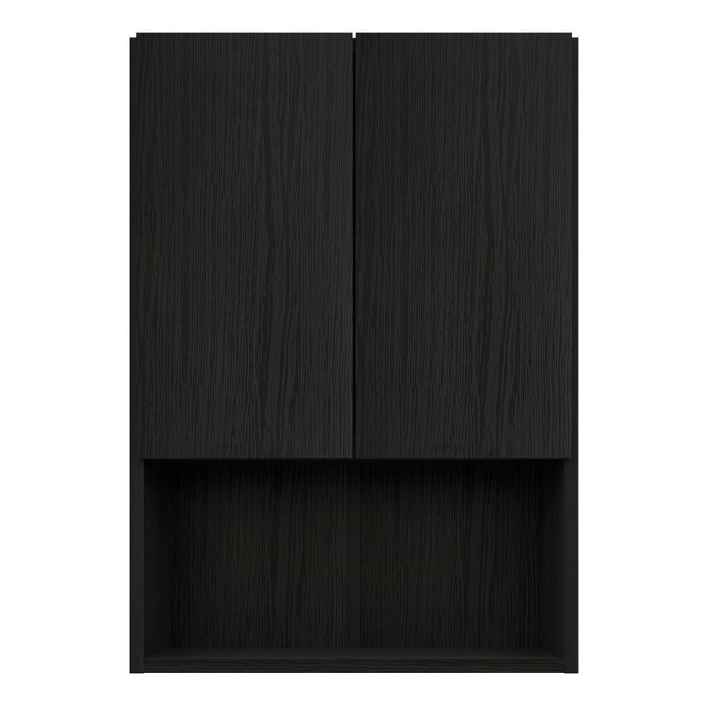 Encontraproduto.com.br - Armário Lavanderia com 2 Portas Ibiza Multimóveis Preto