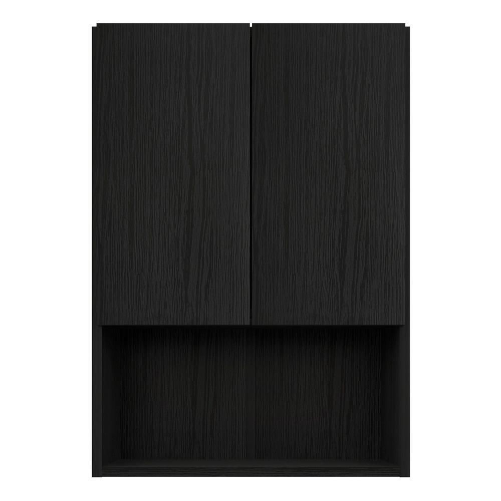 Encontraproduto.com.br - Armário Lavanderia com 2 Portas Ibiza Multimóveis Preto