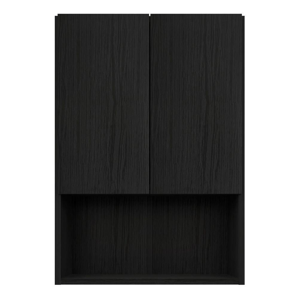 Encontraproduto.com.br - Armário Lavanderia com 2 Portas Ibiza Multimóveis Preto