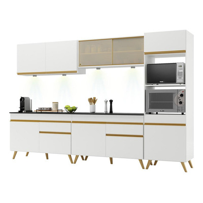 Cozinha Completa 5 Peças Com Leds Mp2014 Veneza Up
