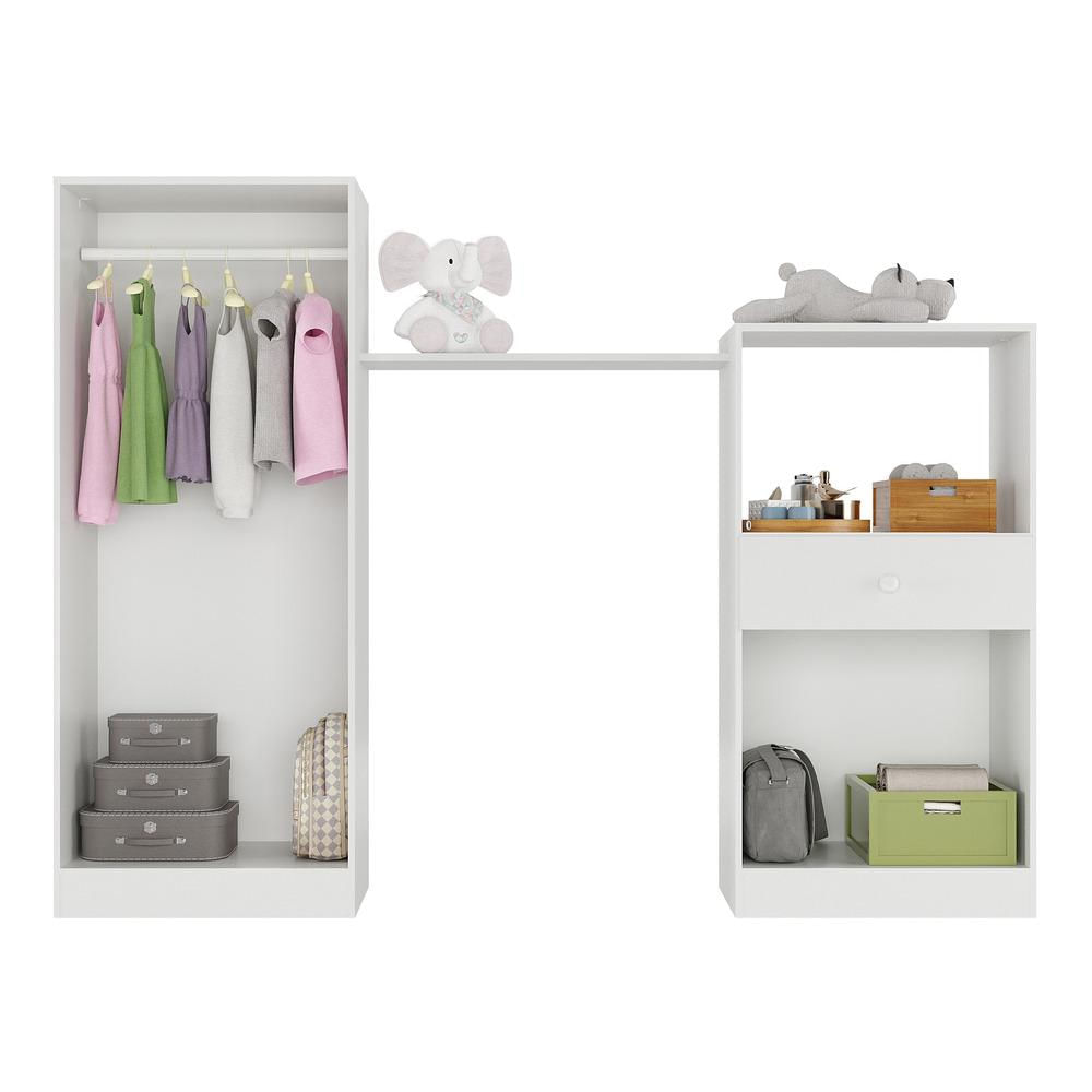 Encontraproduto.com.br - Quarto Infantil com Berço-Cômoda Laura Multimóveis Branco