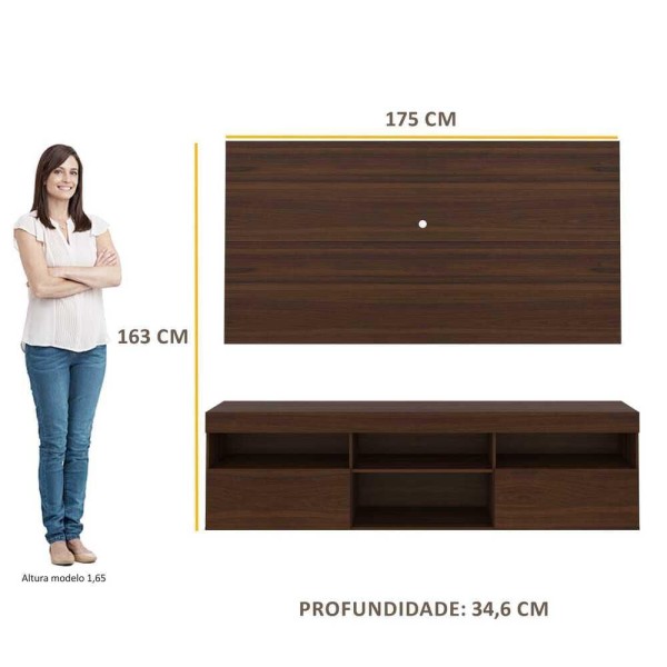 Encontraproduto.com.br - Rack com Painel para TV até 65