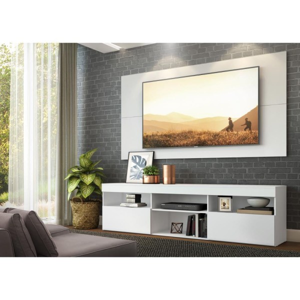 Encontraproduto.com.br - Rack com Painel para TV até 65