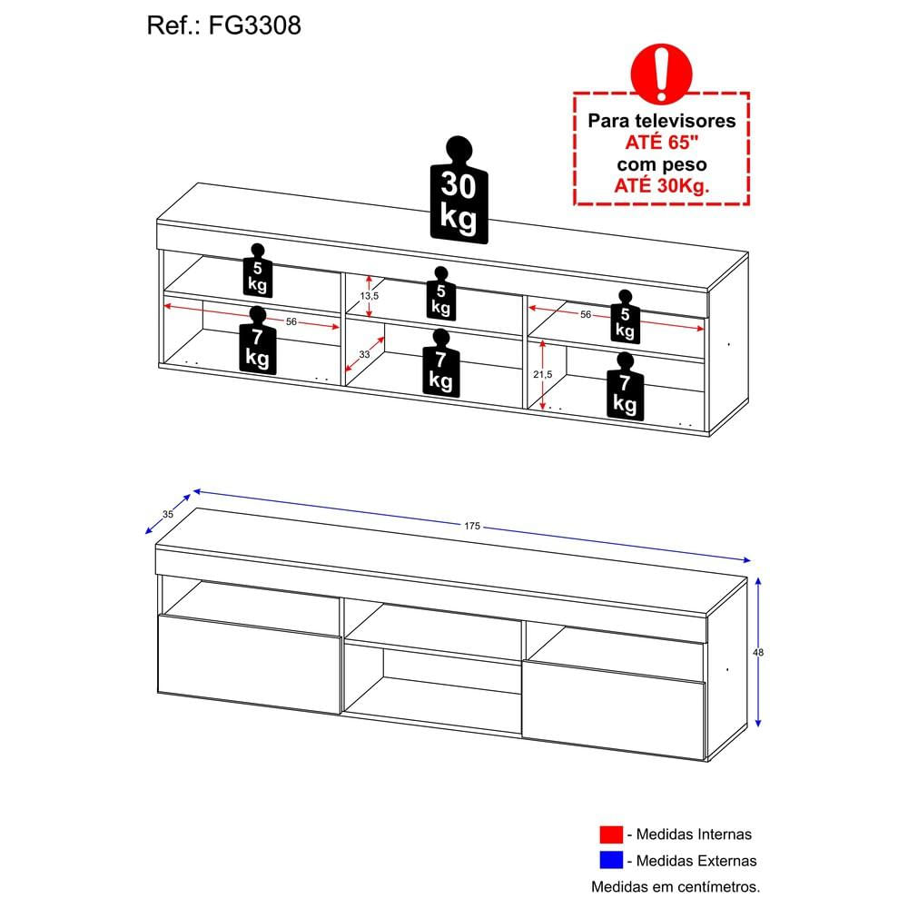 Encontraproduto.com.br - Rack para TV até 65