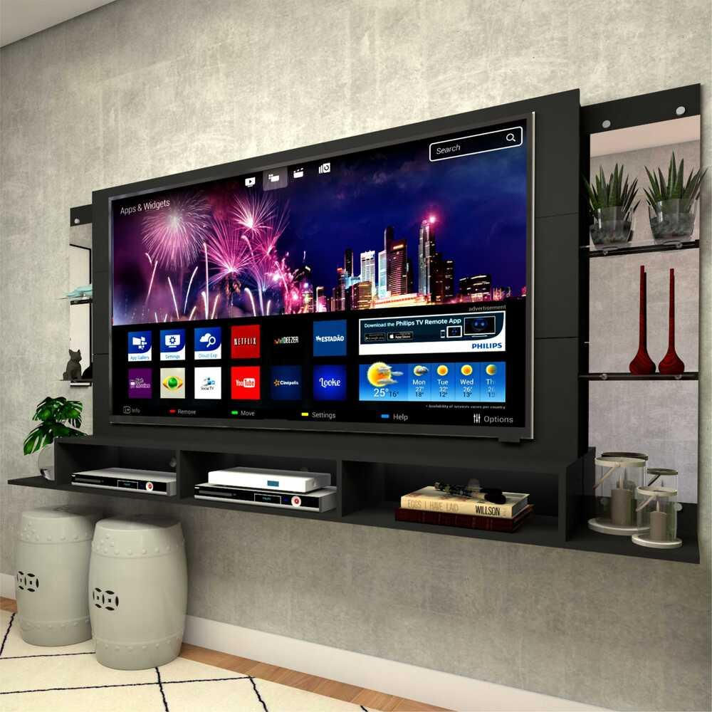 Encontraproduto.com.br - Painel com Espelho para TV até 65