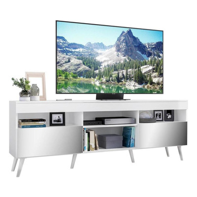 Encontraproduto.com.br - Rack Retrô com Espelho para TV até 65