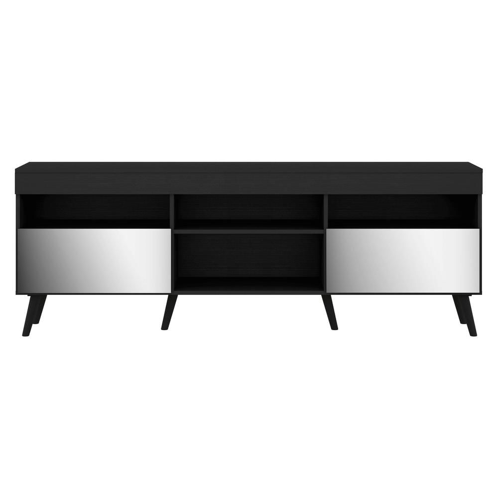 Encontraproduto.com.br - Rack Retrô com Espelho para TV até 65