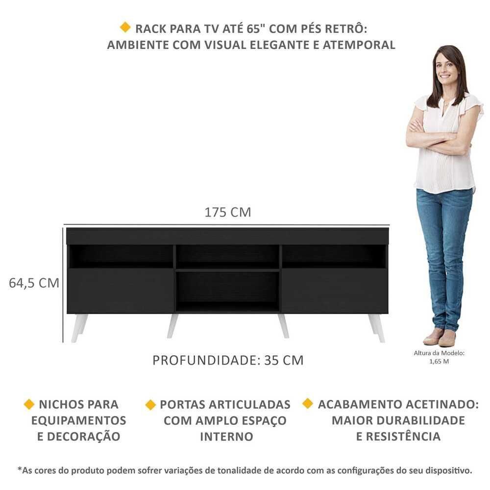 Encontraproduto.com.br - Rack Retrô para TV até 65