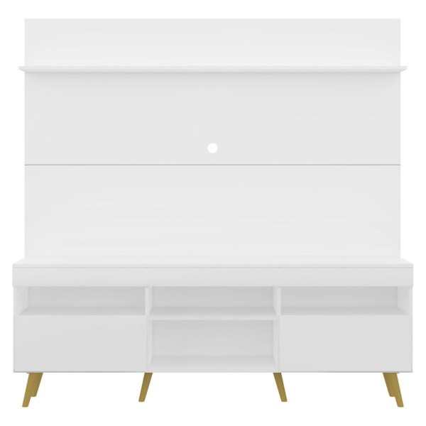 Encontraproduto.com.br - Rack Retrô com Painel para TV até 65
