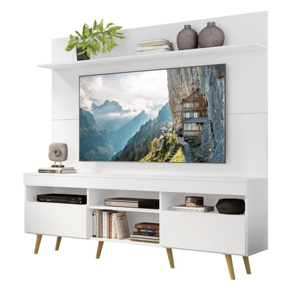 Rack Retrô com Painel para TV até 65