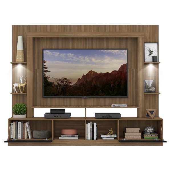 Encontraproduto.com.br - Estante com Leds para TV até 65