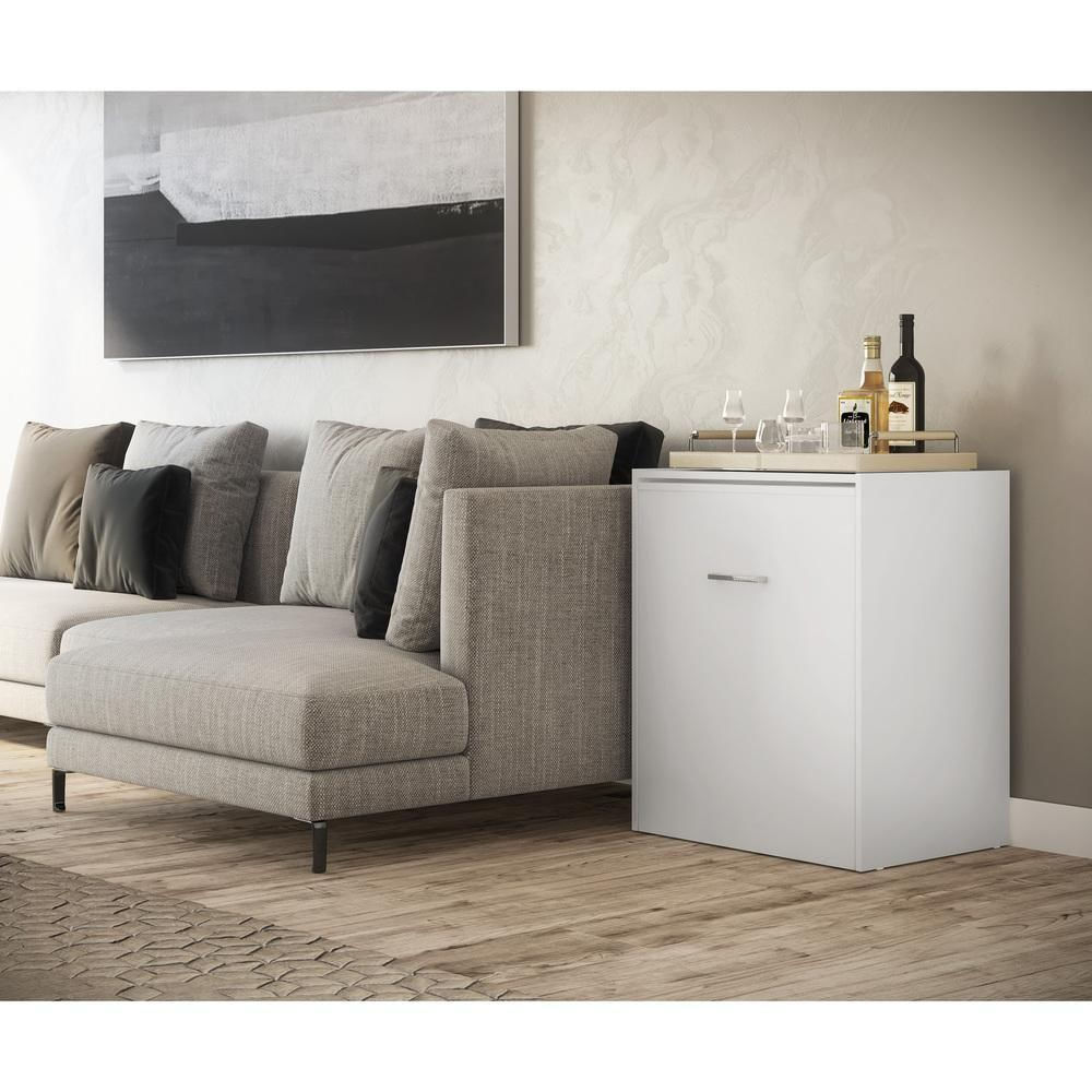 Encontraproduto.com.br - Aparador Bar com Mesa Dobrável  Multimóveis Ibiza FG1000 Branco
