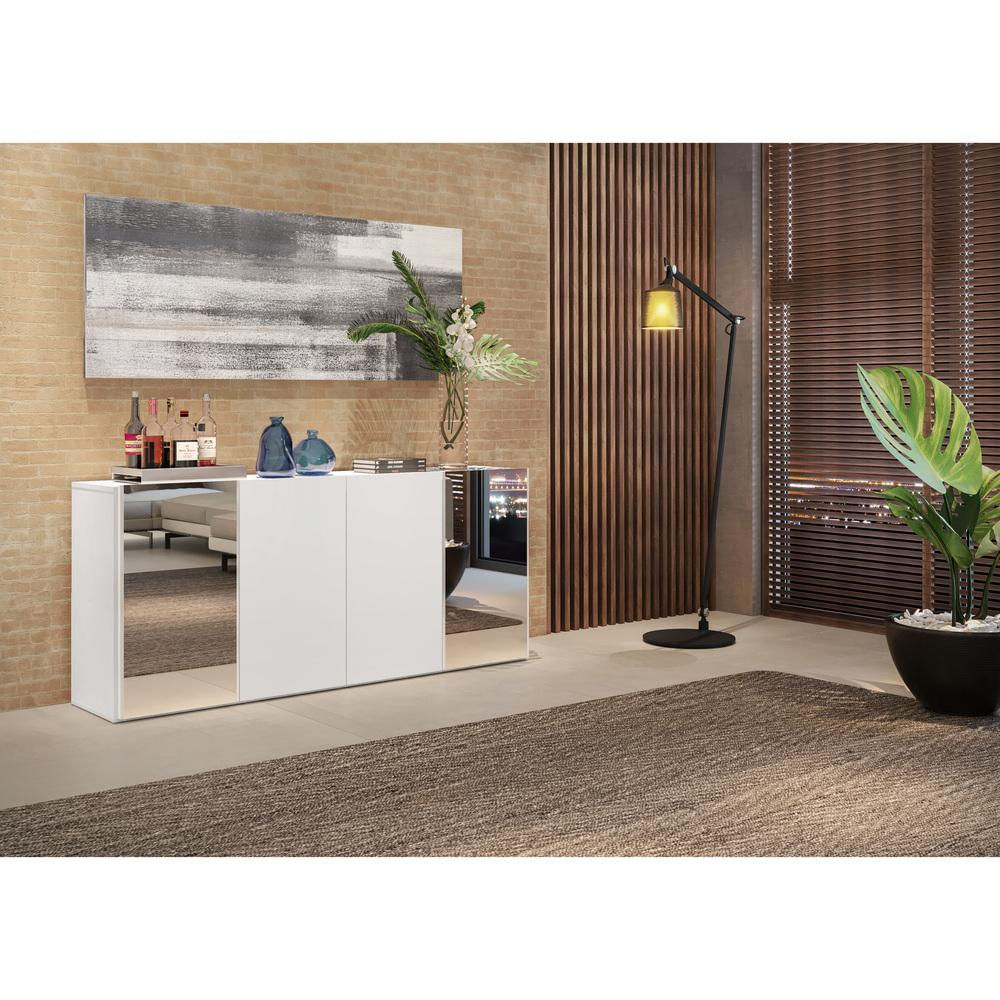 Encontraproduto.com.br - Aparador Buffet com Espelho Multimóveis Vegas FG3561 Branco