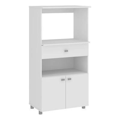 Balcão para Forno e Microondas Multimóveis 2 Portas 1 Gaveta FG4060G Branco