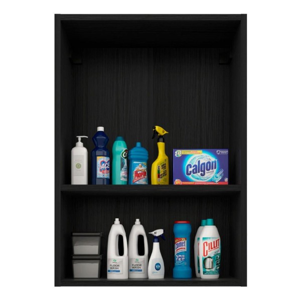 Encontraproduto.com.br - Armário Lavanderia com 2 Portas Multimóveis  Ibiza FG5004 Preto