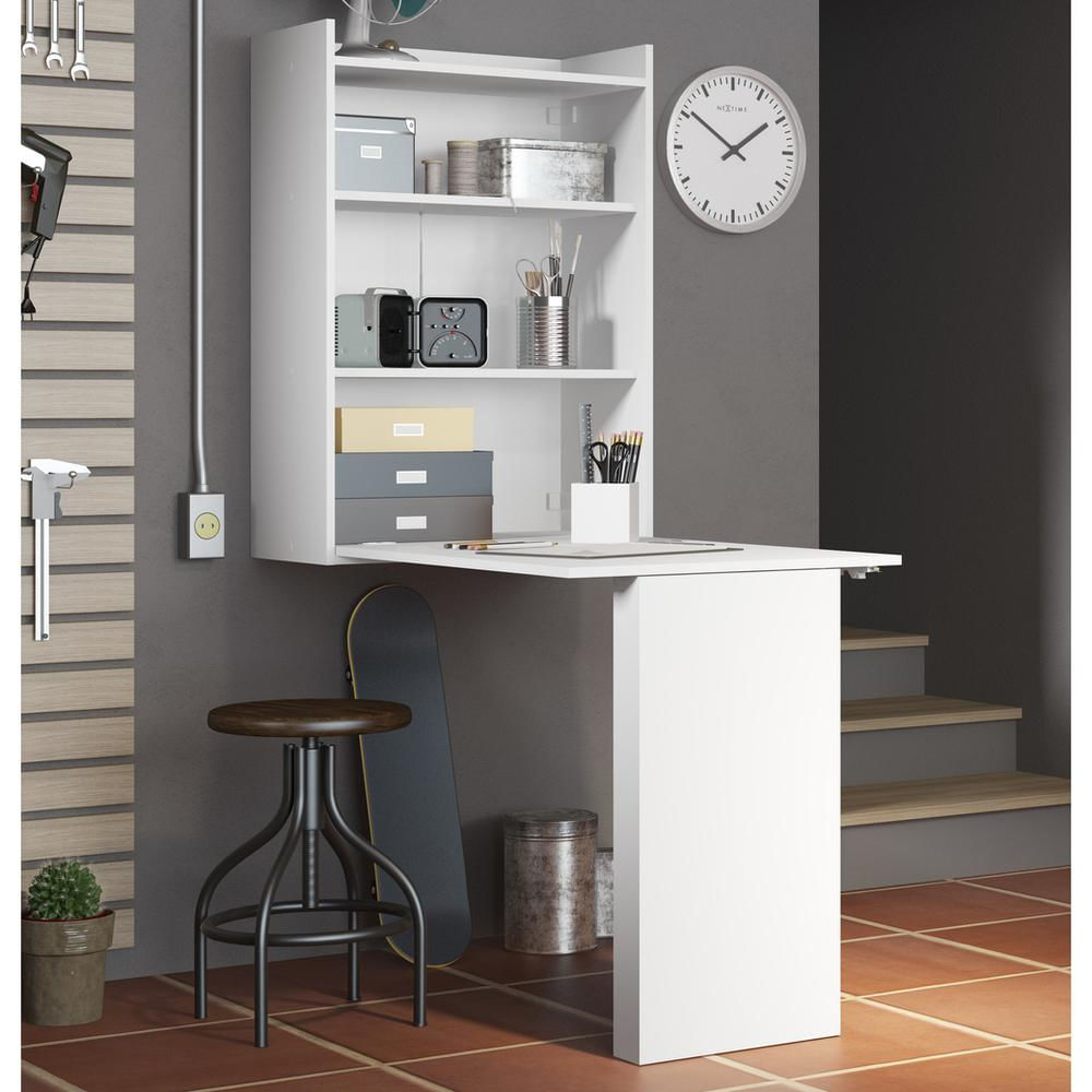 Encontraproduto.com.br - Mesa Dobrável com Armário Multimóveis FG5131 Branca