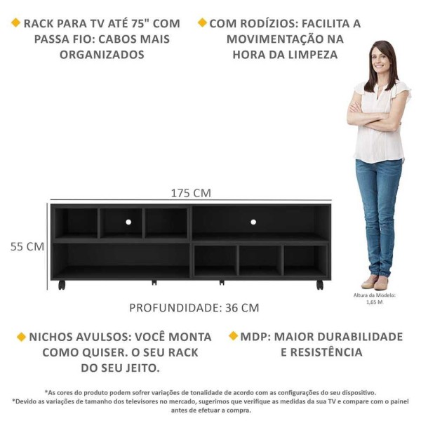 Encontraproduto.com.br - Rack para TV 75