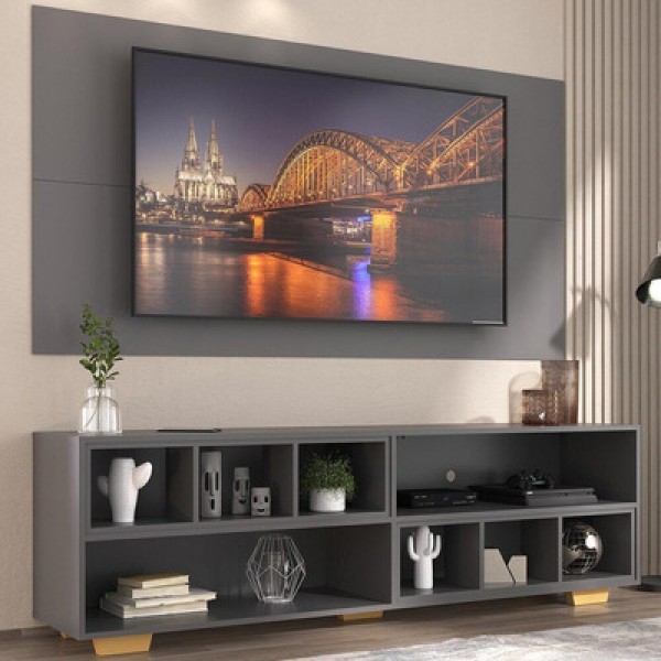Encontraproduto.com.br - Rack com Painel TV 65