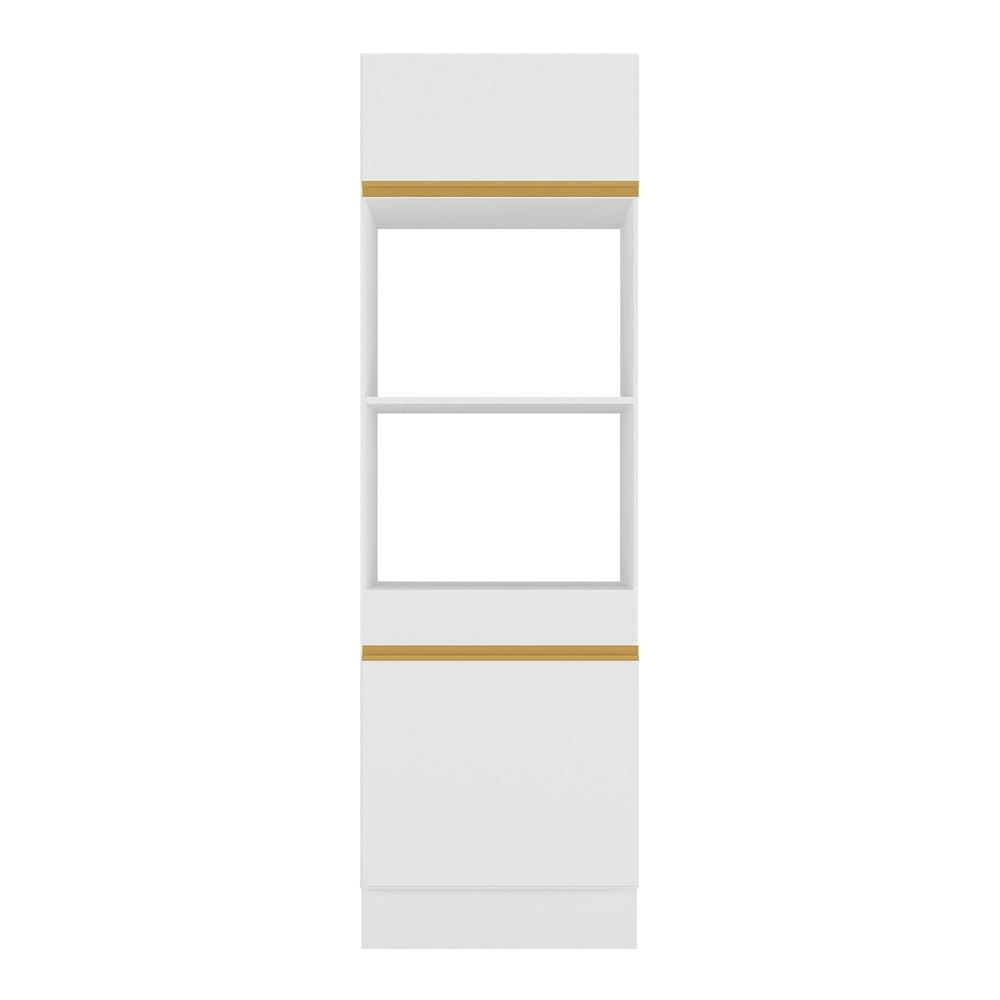 Encontraproduto.com.br - Paneleiro Com Rodapé 2 Portas Para Forno Gw Mp2116 Branco