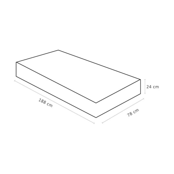 Encontraproduto.com.br - Colchão Physical Superpocket Solteiro (78x188x24) -Molas Superpocket (ensacadas), Ortopillow Ortobom