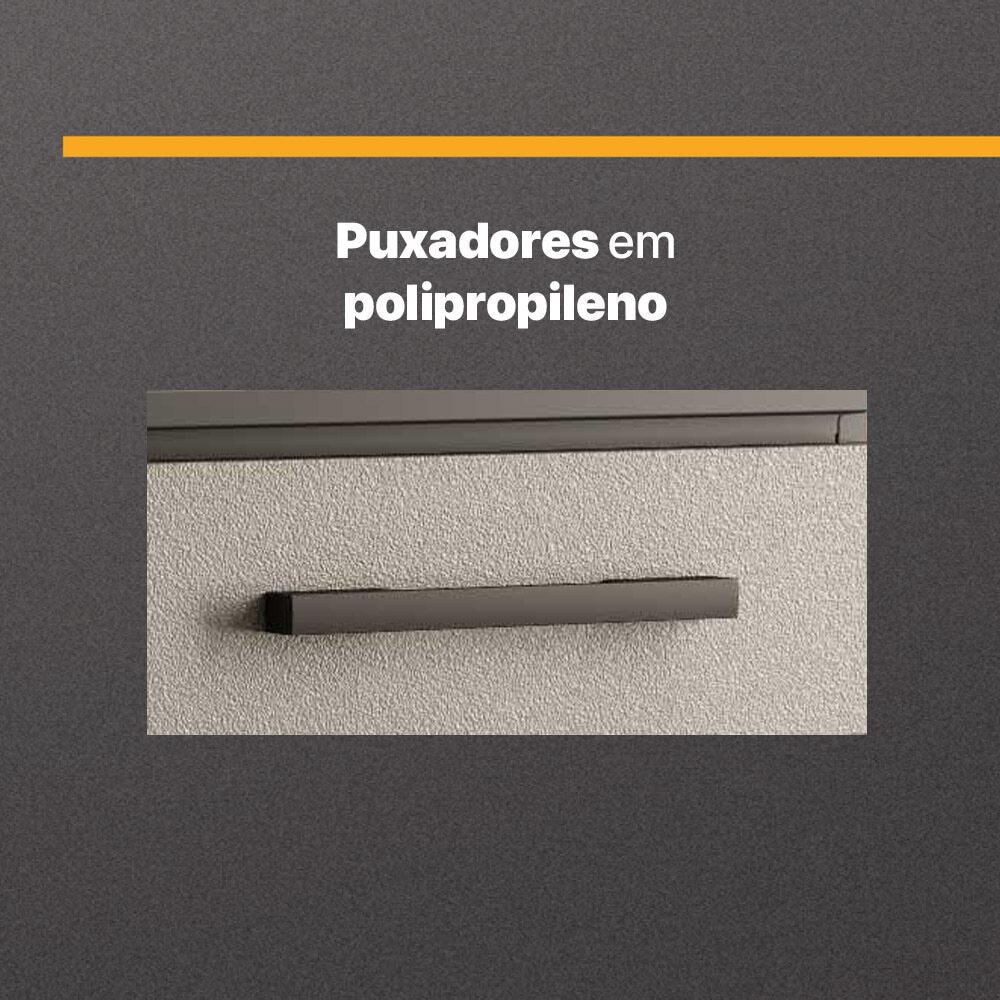 Encontraproduto.com.br - Balcão Aço Lavanderia Multiuso Multimóveis CR6045 Cinza/Pto