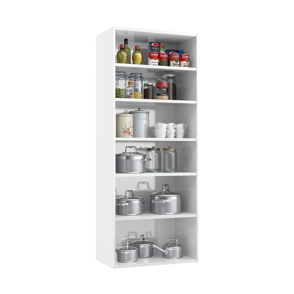 Encontraproduto.com.br - Paneleiro Duplo De Aço 70cm Cr6063 Branco