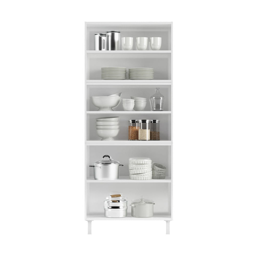 Encontraproduto.com.br - Paneleiro Duplo de Aço 80cm Regina Multimóveis CR6131 Branco