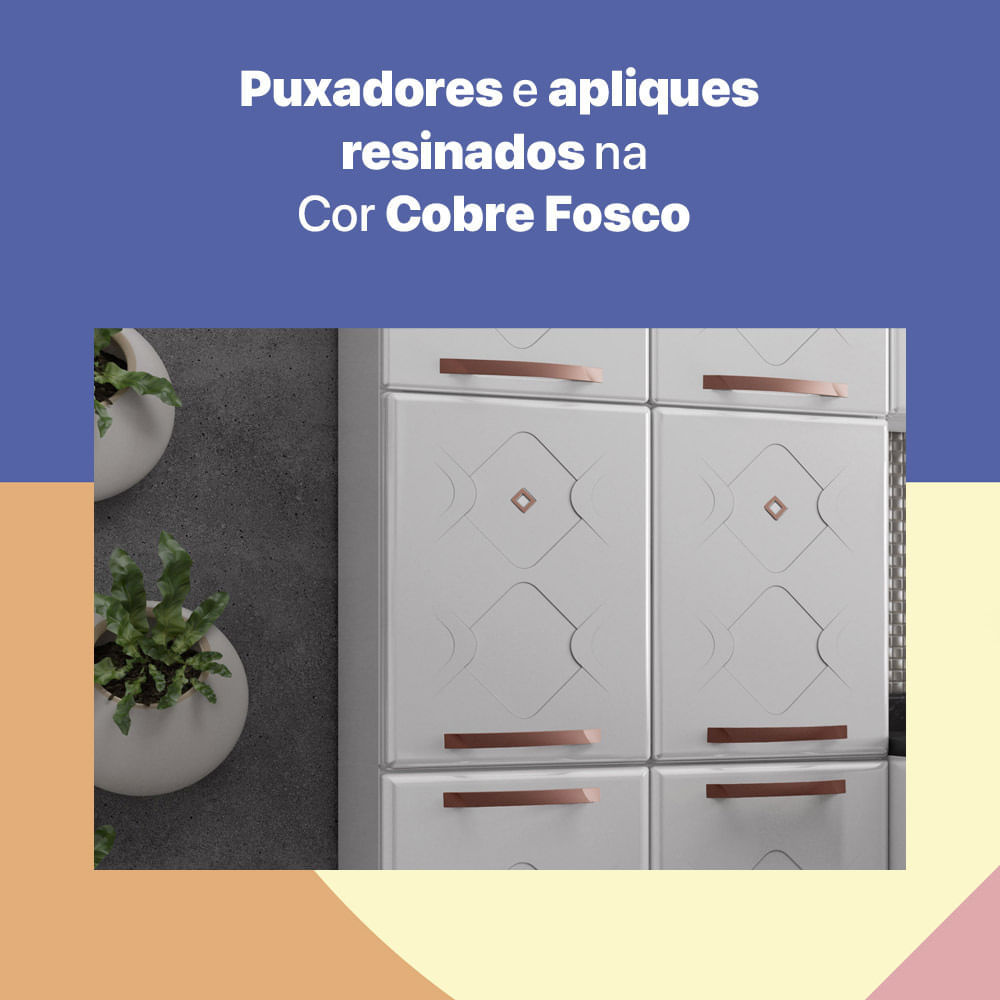 Encontraproduto.com.br - Paneleiro Duplo de Aço 80cm Regina Multimóveis CR6131 Branco