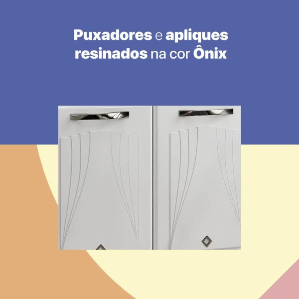 Encontraproduto.com.br - Balcão de Cozinha de Aço Triplo sem Tampo para Pia 120cm Clara Multimóveis CR6146 Branco