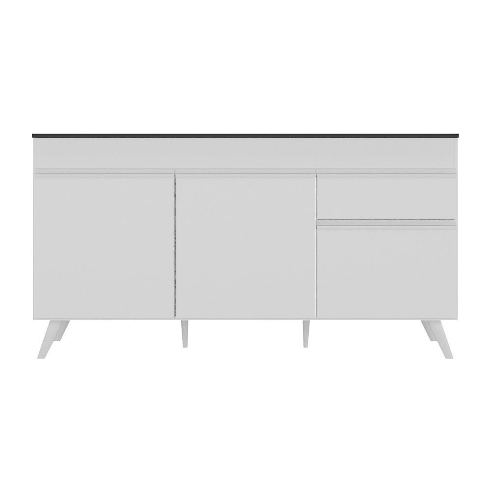 Encontraproduto.com.br - Balcão Cozinha Gabinete Pia 150Cm 3 Portas Mp2072.891 Branco