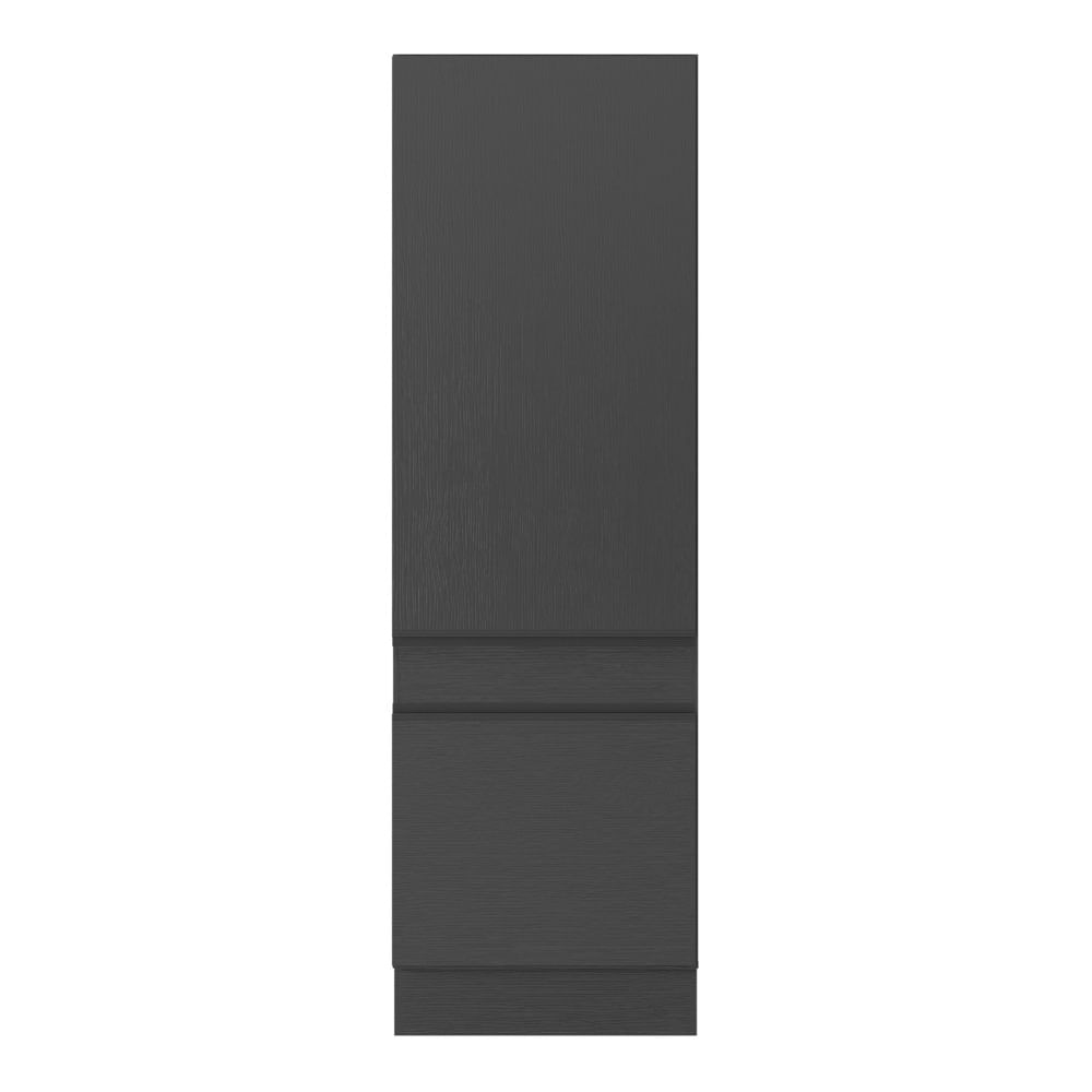 Encontraproduto.com.br - Paneleiro Com Rodapé 2 Portas Veneza Multimóveis Mp2121.895 Preto