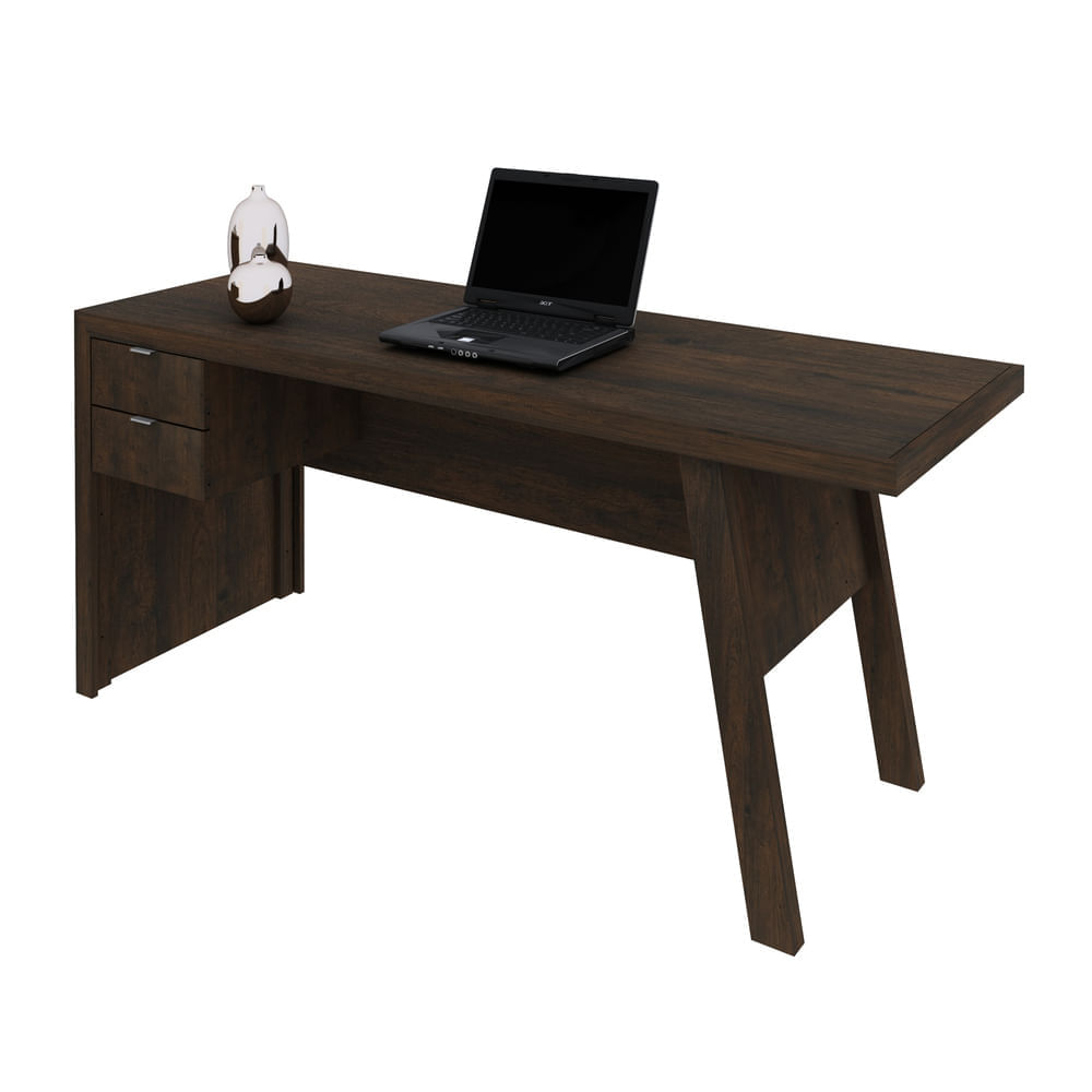 Encontraproduto.com.br - Escrivaninha com 2 gavetas Multimóveis CR25029 Rustica