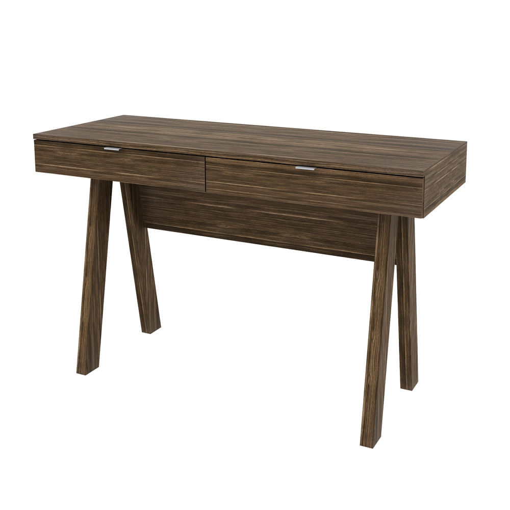 Encontraproduto.com.br - Escrivaninha com 2 Gavetas Multimóveis CR25031 Nogal