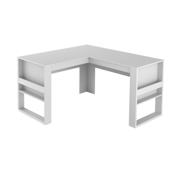 Encontraproduto.com.br - Mesa Escritório de Canto Multimóveis CR25042 Branca