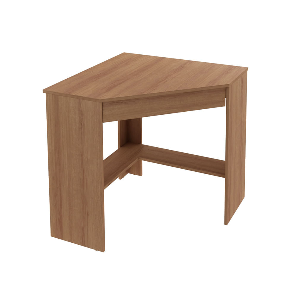 Escrivaninha/Mesa Escritório de Canto Multimóveis CR25064 Amendoa