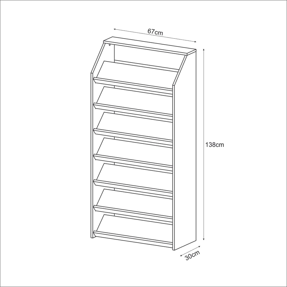 Encontraproduto.com.br - Sapateira Vertical Multimóveis CR35032 Branca