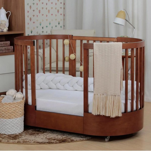 Encontraproduto.com.br - Berço Infantil Progressivo Wave 3 em 1 Divicar Mel