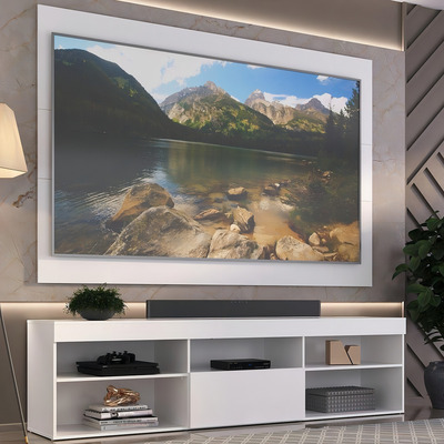 Encontraproduto.com.br - Rack com Painel TV 75