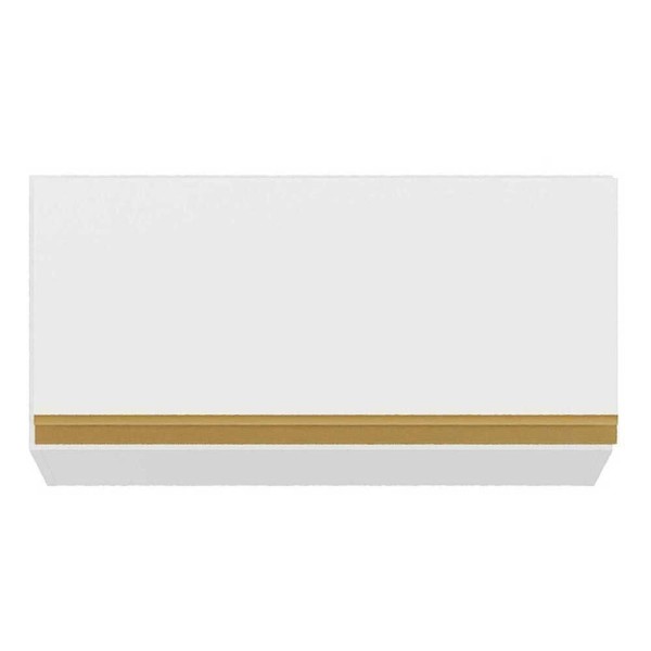 Encontraproduto.com.br - Armário De Cozinha Aéreo 70cm 1p Veneza Multimóveis V3681 Cor Preto/dourado
