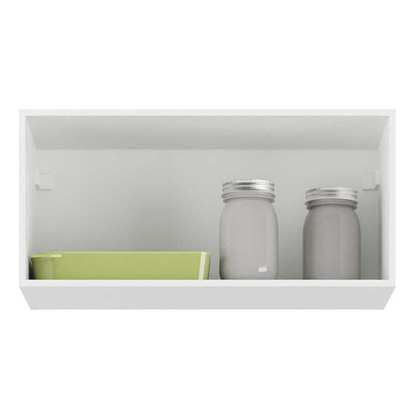 Encontraproduto.com.br - Armário De Cozinha Aéreo 70cm 1p Veneza Multimóveis V3681 Cor Preto/dourado