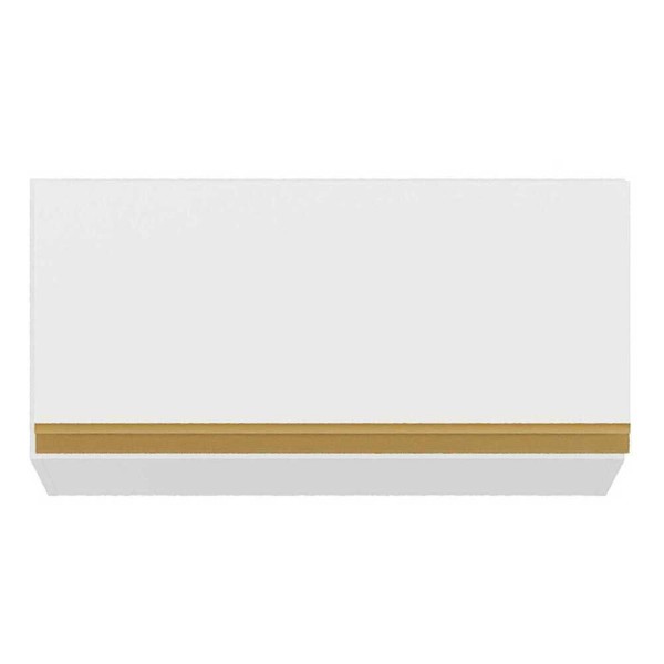 Encontraproduto.com.br - Armário De Cozinha Aéreo 70cm 1p Veneza Multimóveis V3681 Cor Preto/dourado