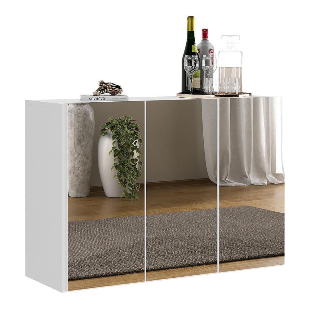 Encontraproduto.com.br - Aparador Buffet 3 Portas com Espelho Vegas Multimóveis V1011