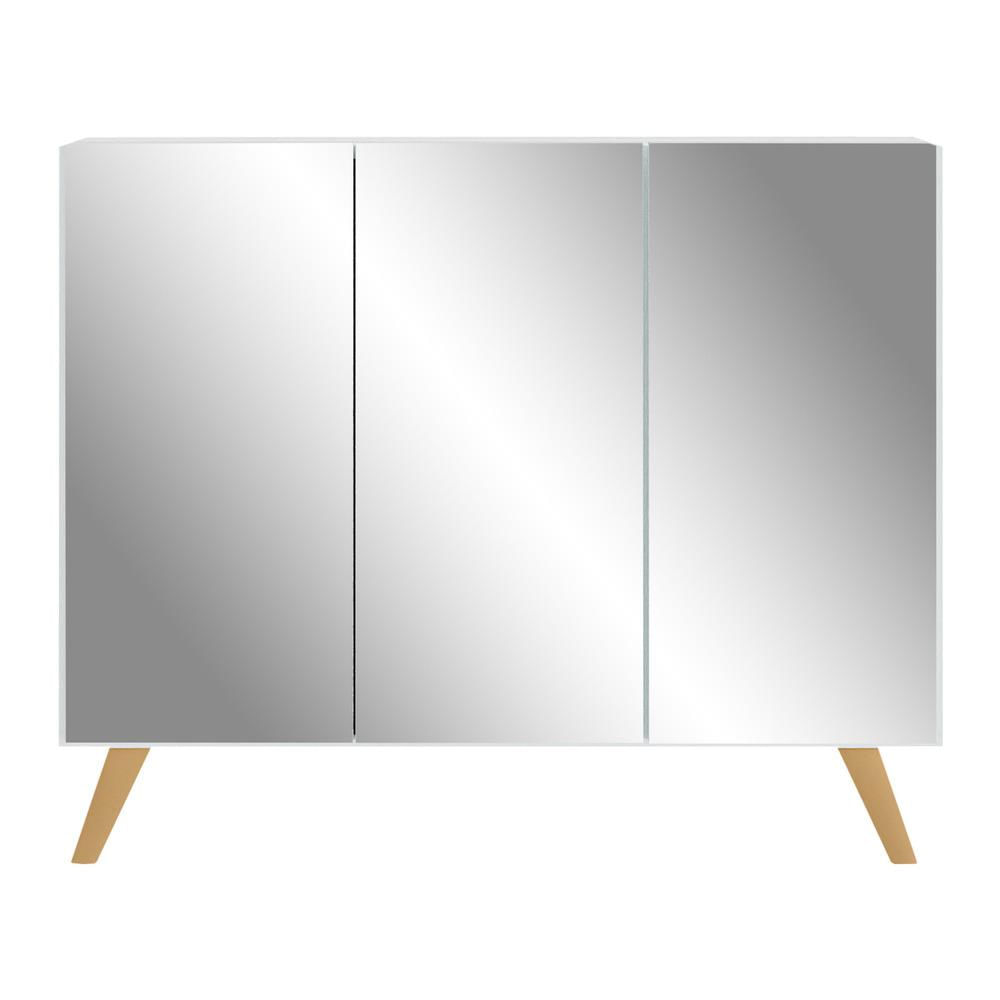 Encontraproduto.com.br - Aparador Buffet 3 Portas com Espelho Retrô Vegas Multimóveis V1013