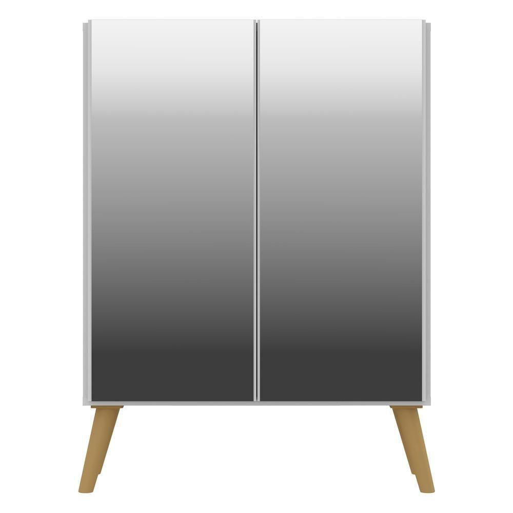 Encontraproduto.com.br - Aparador Buffet 3 Portas com Espelho Retrô Vegas Multimóveis V1013