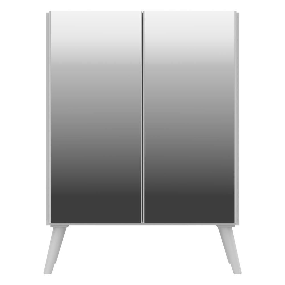 Encontraproduto.com.br - Aparador Buffet 4 portas com Espelho Retrô Vegas Multimóveis V3559